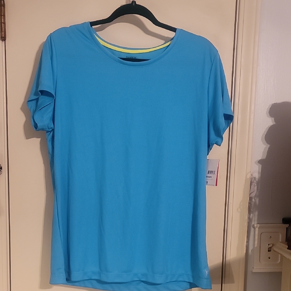 Danskin Light Blue Short Sleeve Tee